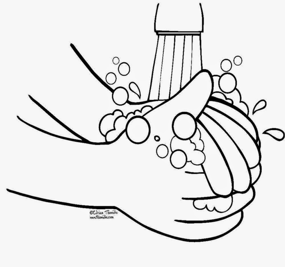 1000x938 Printable Hand Washing Coloring Pages Gallery Pprintable Hand