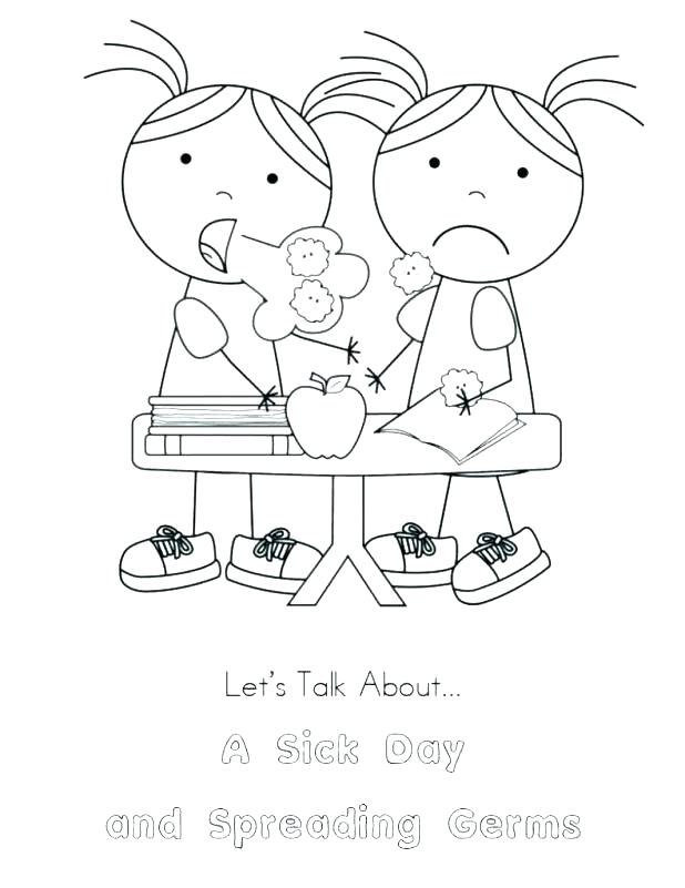 618x801 Hand Washing Coloring Pages