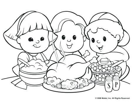 453x350 Free Printable Thanksgiving Coloring Sheets