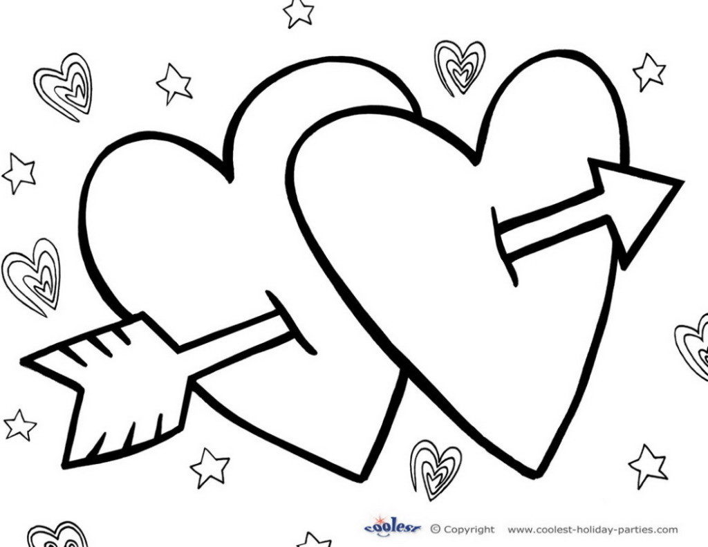 Printable Heart Coloring Pages at GetDrawings | Free download