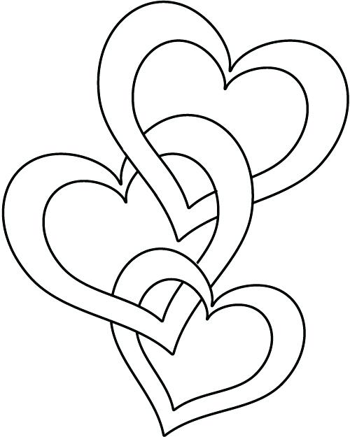 500x625 Printable Coloring Pages Of Hearts Heart Coloring Pages Printable