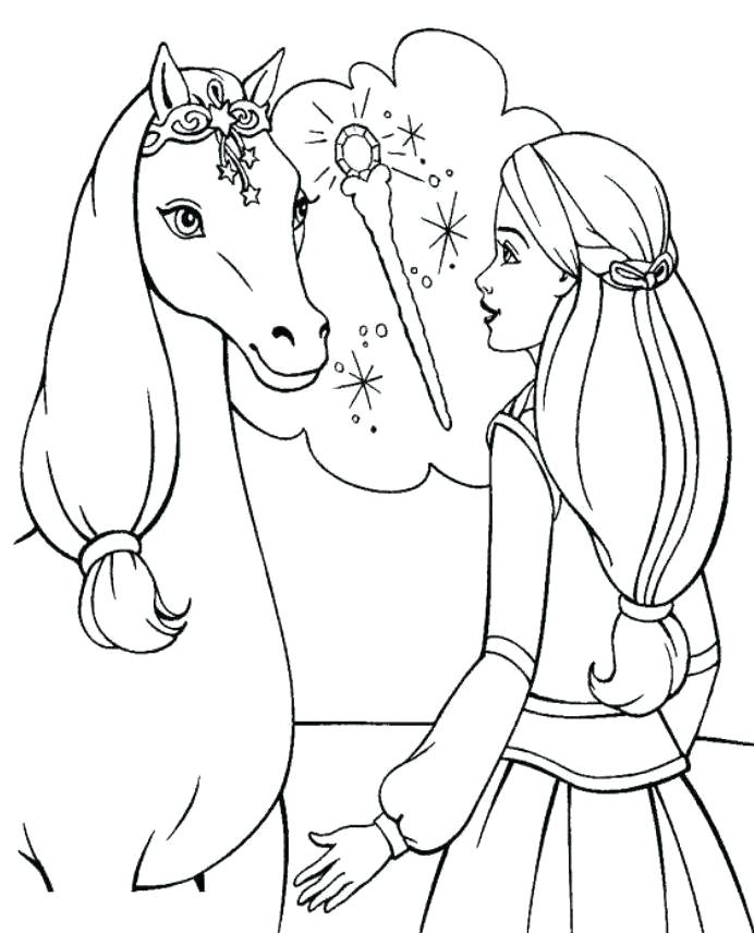 692x856 Coloring Pages Of Horses Horse Coloring Pages Mustang Horse