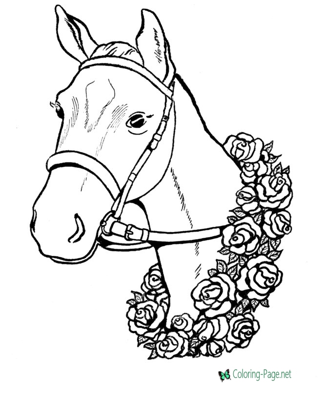 670x820 Horse Coloring Pages