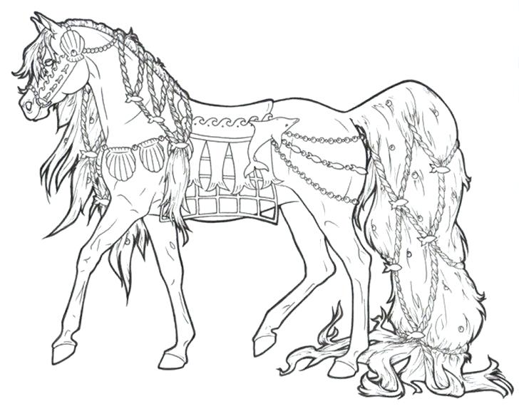 728x577 Coloring Pages Of Horses Coloring Pages Horses With Wallpapers
