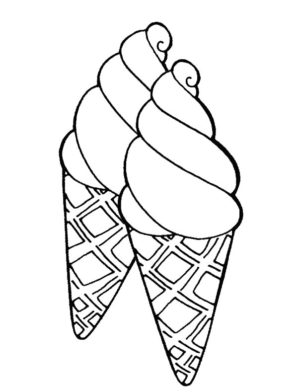 600x779 Coloring Ice Cream Coloring Pages Free Printable With Ice Cream