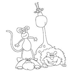230x230 Top Free Printable Jungle Animals Coloring Pages Online
