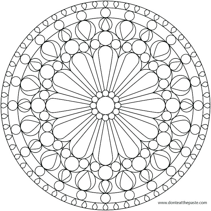 736x736 Kaleidoscope Coloring Pages Free Printable Kaleidoscope Coloring