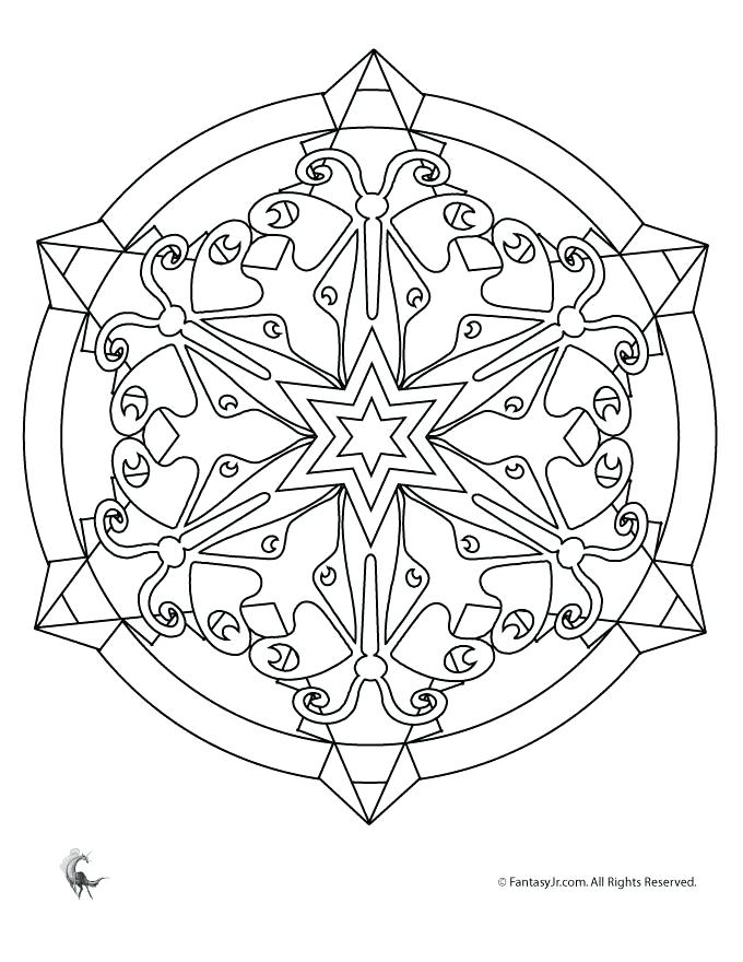 680x880 Kaleidoscope Coloring Pages Kaleidoscope Coloring Pages