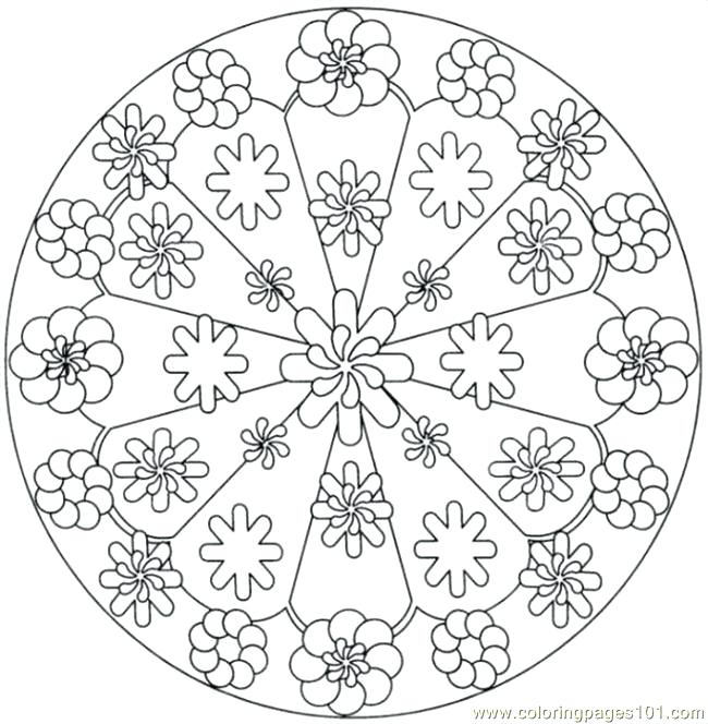650x664 Ideas Kaleidoscope Coloring Pages For Kaleidoscope Coloring Page