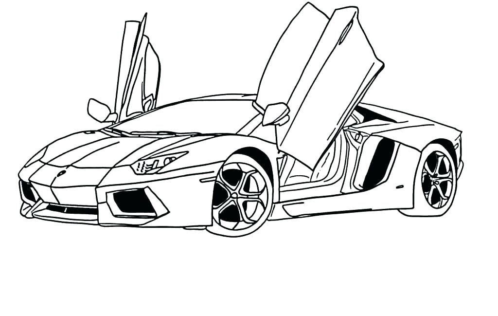 1024x649 Lamborghini Coloring Page