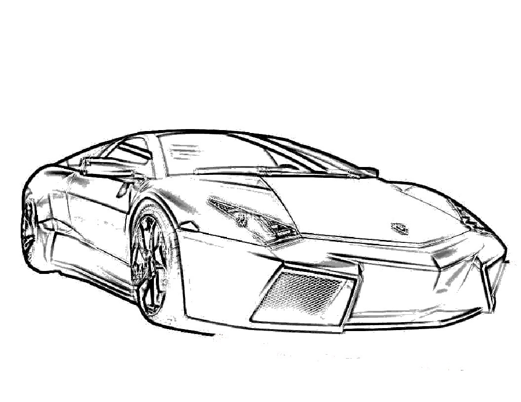 1056x816 Free Printable Lamborghini Coloring Pages For Kids