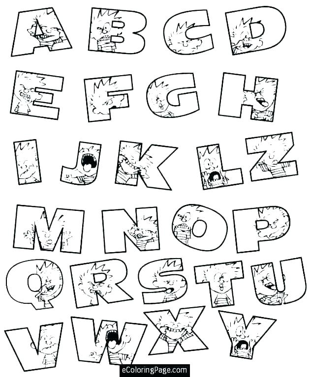 630x767 Letters Coloring Pages Printable Coloring Pages Letters Color