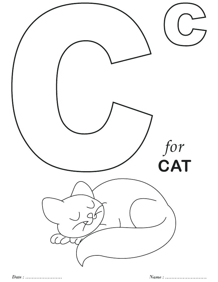 738x954 Printable Letter Coloring Pages Alphabet Coloring Pages Free