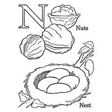 230x230 Top Free Printable Letter N Coloring Pages Online