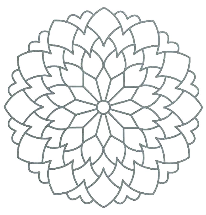 863x900 Mandalas To Color Free Also Adult Coloring Pages Mandala Print