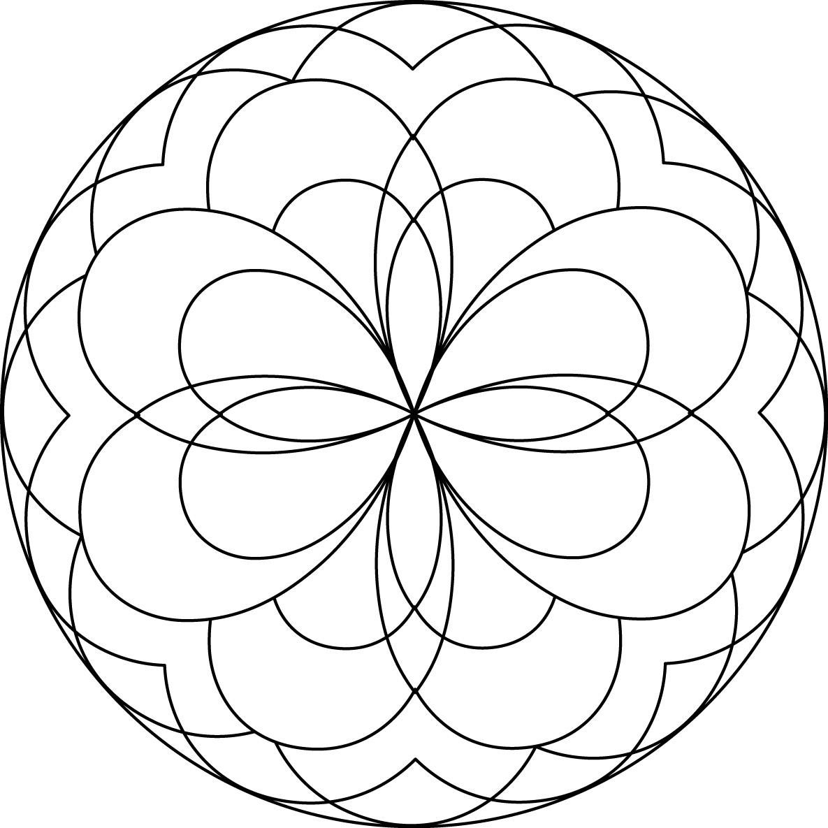1185x1185 Mandala Coloring Pages For Preschoolers Coloring Pages
