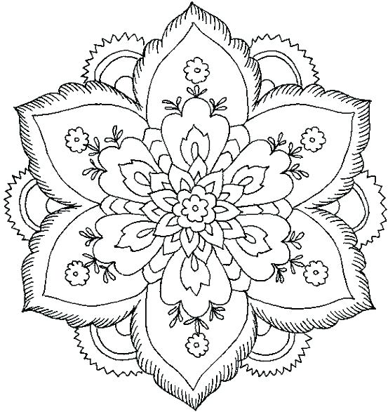 553x587 Free Mandala Coloring Pages Coloring Mandalas For Kids Coloring