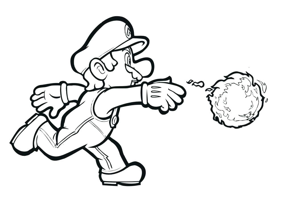 1024x756 Super Mario Coloring Pages Online Super Coloring Pages For Kids