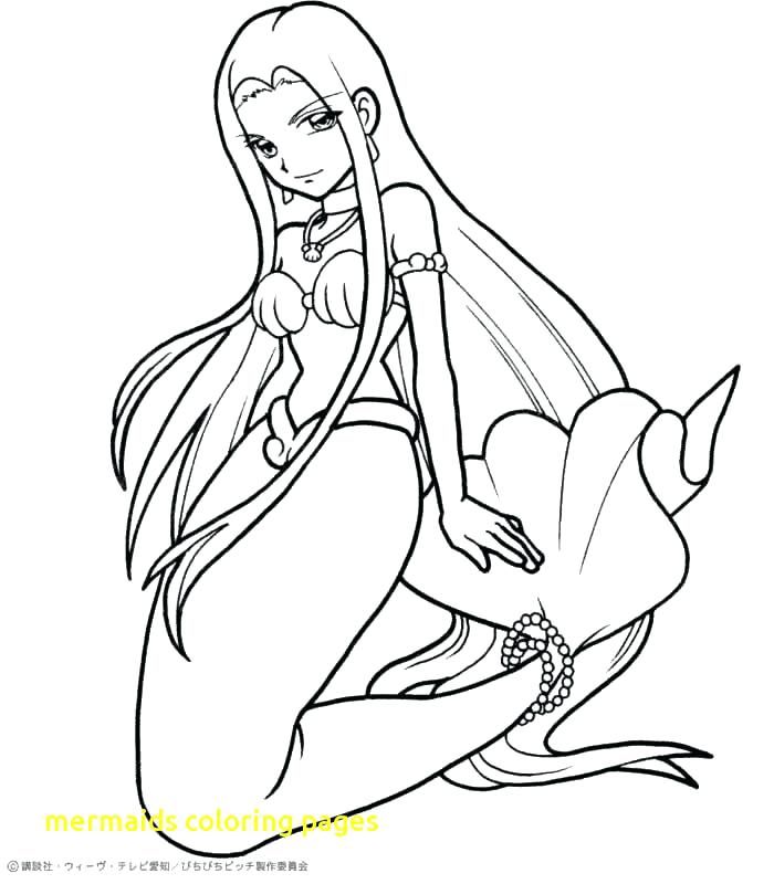 700x800 Mermaid Coloring Pages For Adults Mermaid Coloring Pages For Kids
