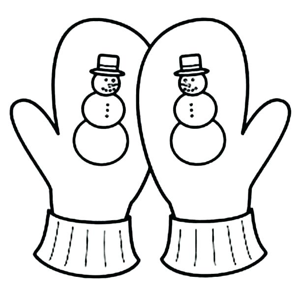600x600 Printable Mitten Coloring Page Mitten Coloring Pages Mesmerizing