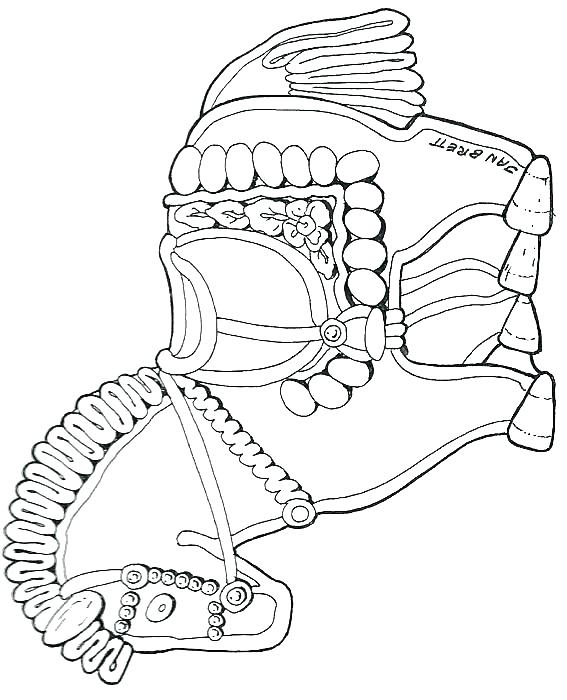 567x700 Printable Mitten Coloring Page Mittens Coloring Page The Mitten