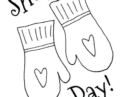 440x330 Mitten Coloring Page Mittens Colouring Page Mitten Coloring Page
