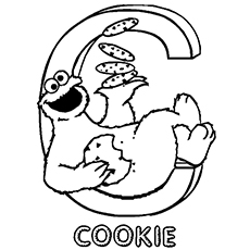 230x230 Top Free Printable Cookie Monster Coloring Pages Online