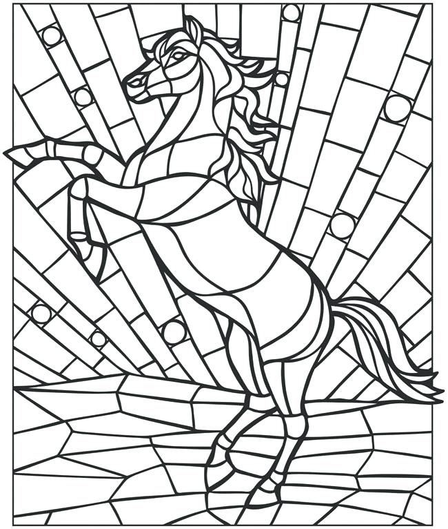 650x766 Mosaics Coloring Pages Animal Mosaic Coloring Pages Smart Idea