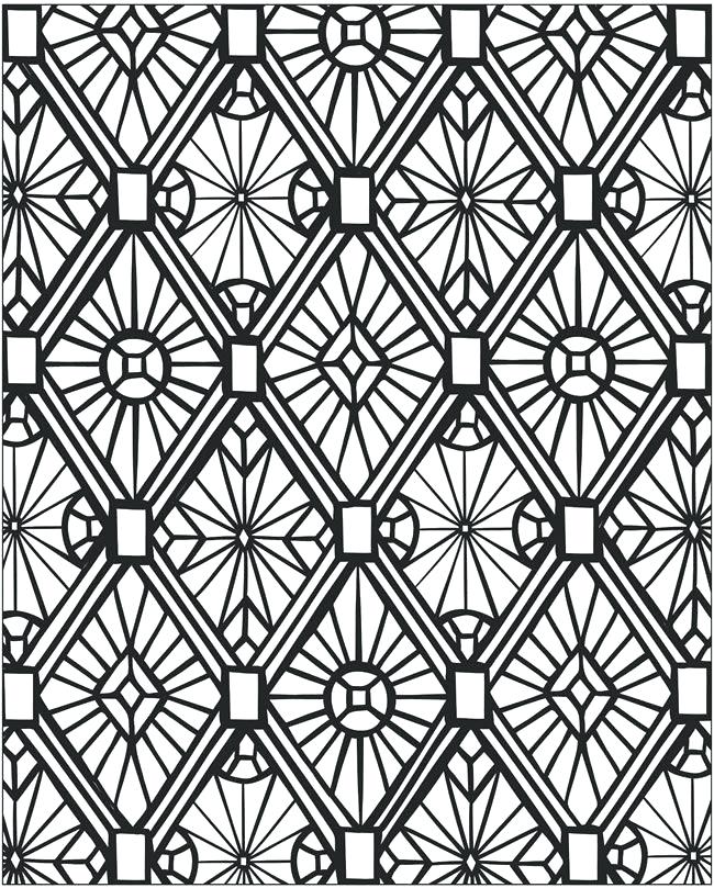 650x809 Printable Mosaic Coloring Pages Mosaic Coloring Page Mosaic