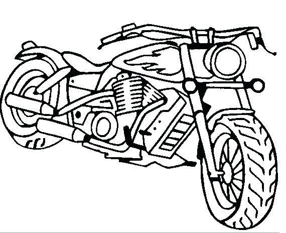 570x464 Free Printable Motorcycle Coloring Sheets Printable Coloring