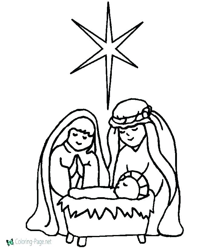 670x820 Nativity Scene Coloring Pages Printable Nativity Scene Coloring