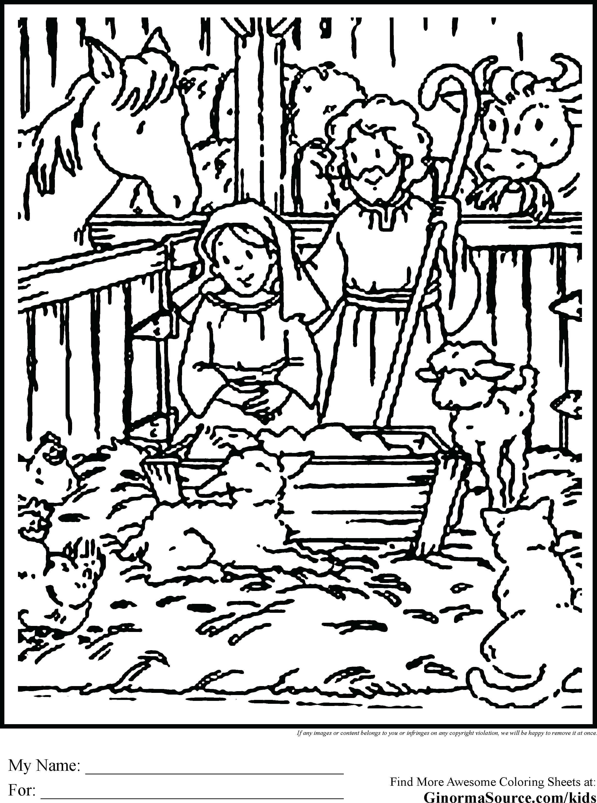 2459x3310 Fresh Coloring Printable Nativity Coloring Pages Simple Manger