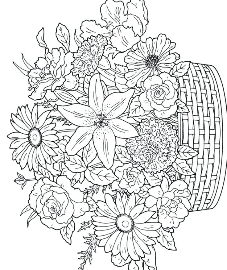 736x875 Nature Coloring Pages For Adults Coloring Pages For Adults Nature