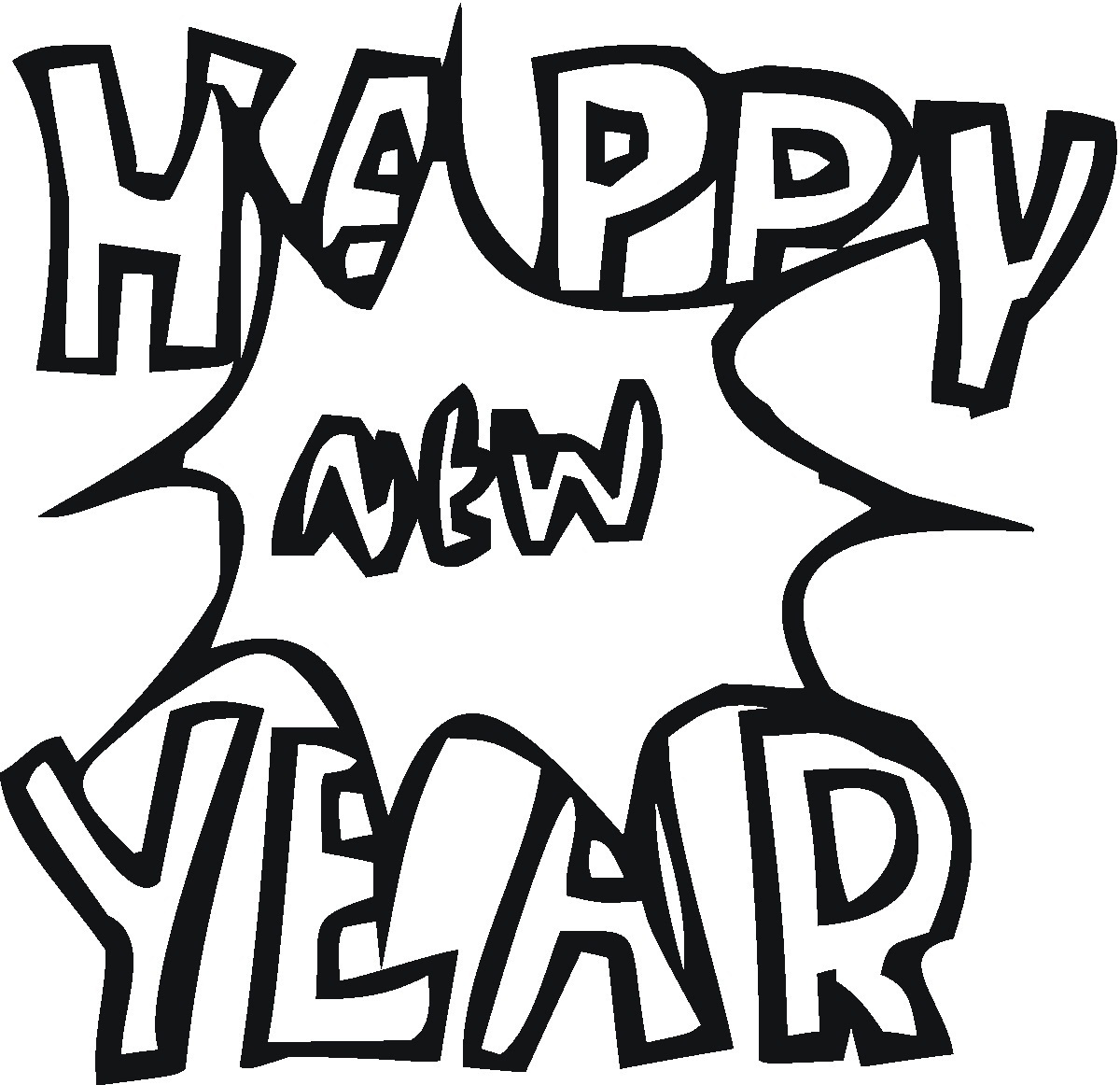 1200x1162 Happy New Year Coloring Pages Lovely Free Printable New Years