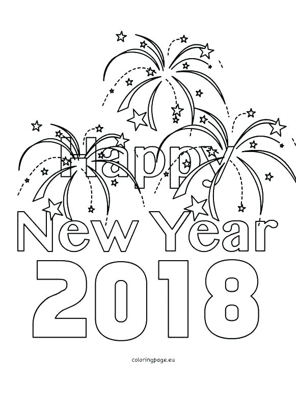 581x794 New Years Printable Coloring Pages New Years Coloring Pages