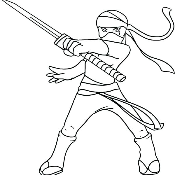 600x600 Ninja Coloring Pages Printable Ninja Coloring Pages To Print Ninja