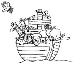 235x203 Noah Animals Coloring Pages Noah's Ark