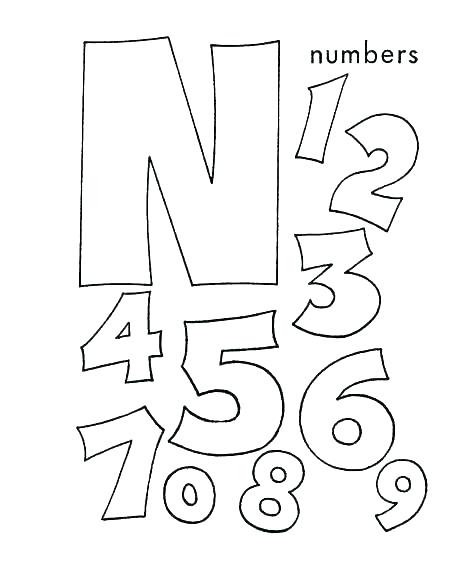 474x580 Coloring Pages With Numbers