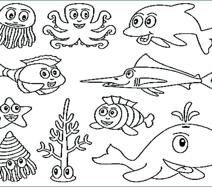 678x600 Free Ocean Coloring Pages Ocean Coloring Pages Ocean Animals