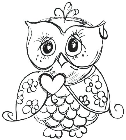 433x482 Owl Color Pages Coloring Pages Of Owls To Print Owl Coloring Page