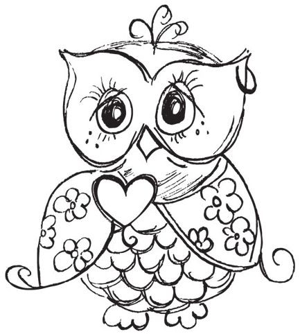 433x482 Owl Coloring Pages For Adults Free Detailed Owl Adorable Adult