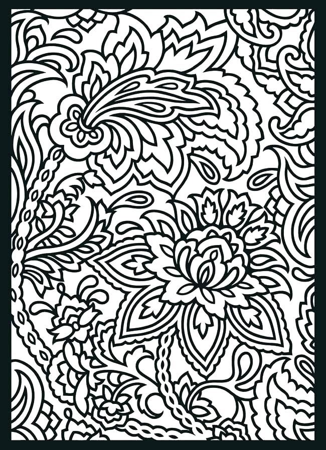 650x898 Printable Pattern Coloring Pages For Adults Teens Cool Patterns
