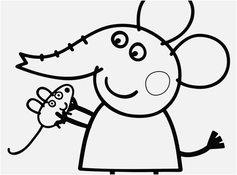 827x609 Peppa Pig Coloring Pages Collection Printable Peppa Pig