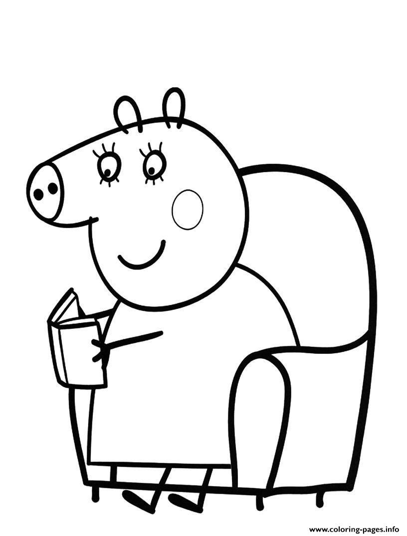 816x1074 Peppa Pig Colouring Pages Kids Printable Coloring Pages