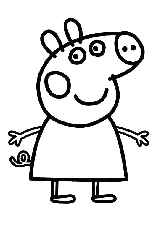 527x788 Pig Coloring Pages For Kids Pig Coloring Pages Printable For Kids