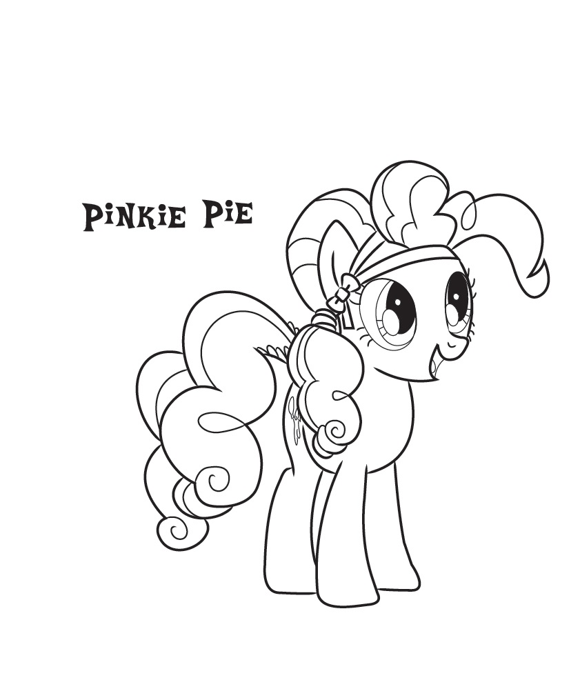 841x986 Free Printable Pinkie Pie Coloring Pages