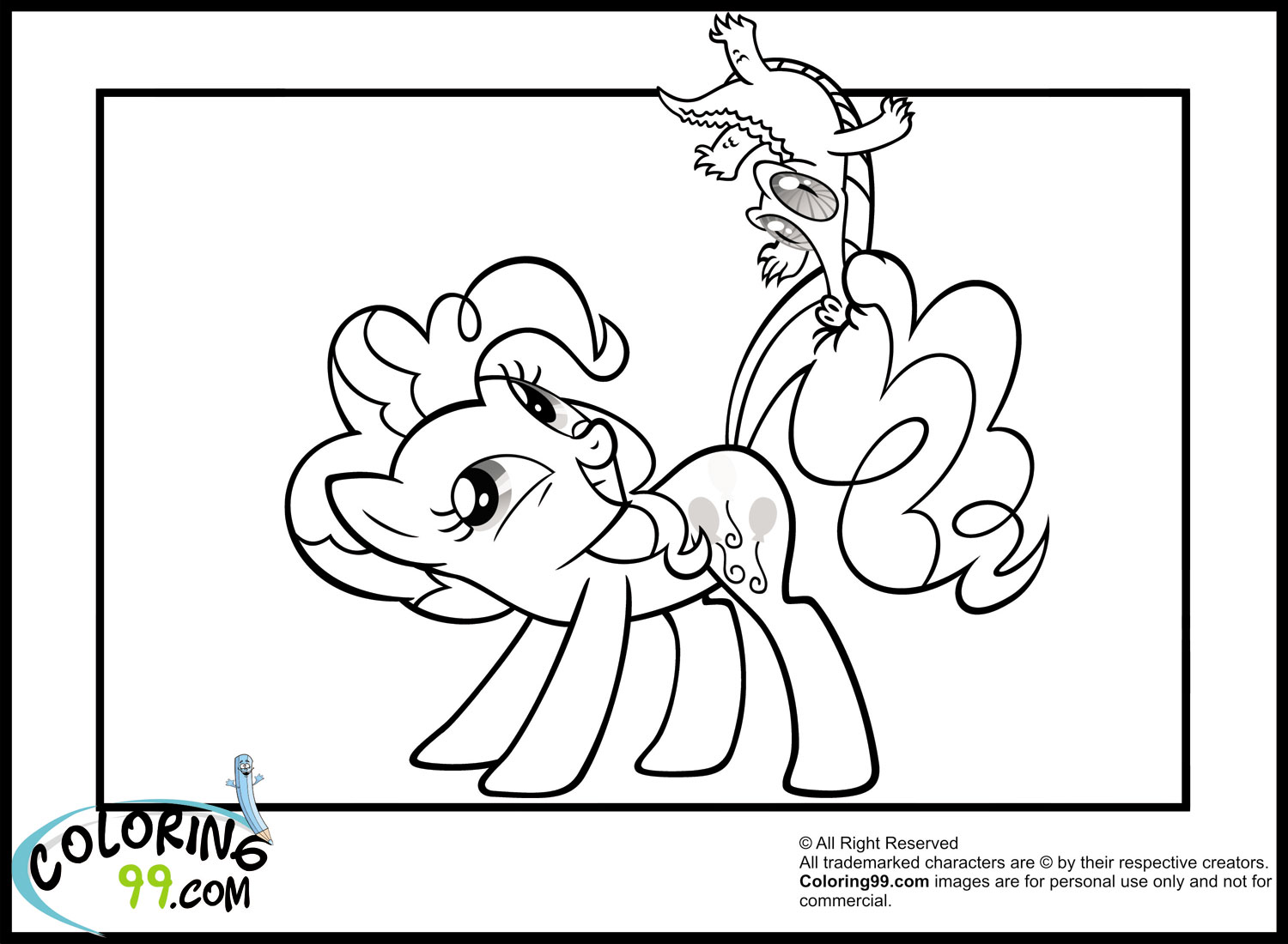 1500x1100 My Little Pony Cartoons Printable Coloring Pages Tearing Pinkie