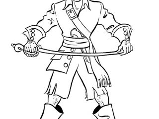 320x240 Pirate Themed Coloring Pages Free Printable Pirate Coloring Pages