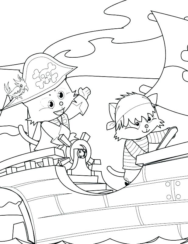618x800 Pirate Coloring Pages Printable