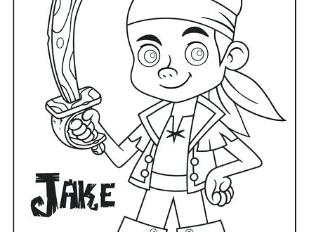 440x330 Jake And Neverland Pirates Coloring Pages To Print